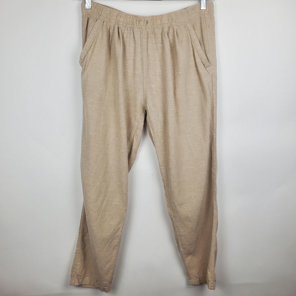 PATAGONIA Pull On Pants Ankle Cropped Stretchy Pockets Semi Sheer Lightweight